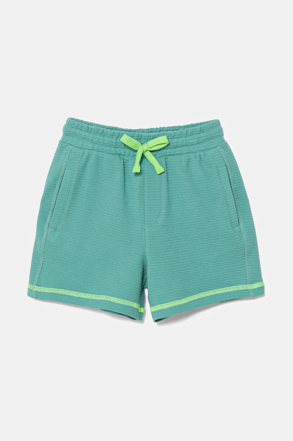 United Colors of Benetton pantaloni scurți din bumbac pentru copii casual turcoaz 38OHG901V.P.Seasonal