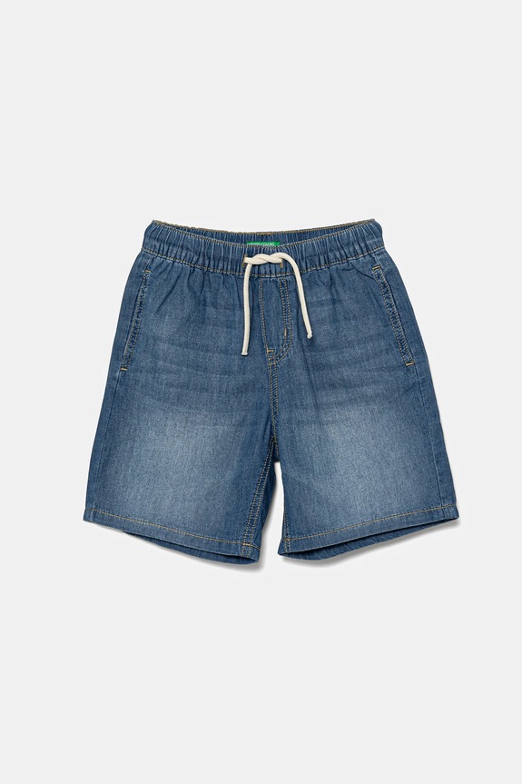 Παιδικό σορτς τζιν United Colors of Benetton casual μπλε 4DHJG9034.P.Seasonal