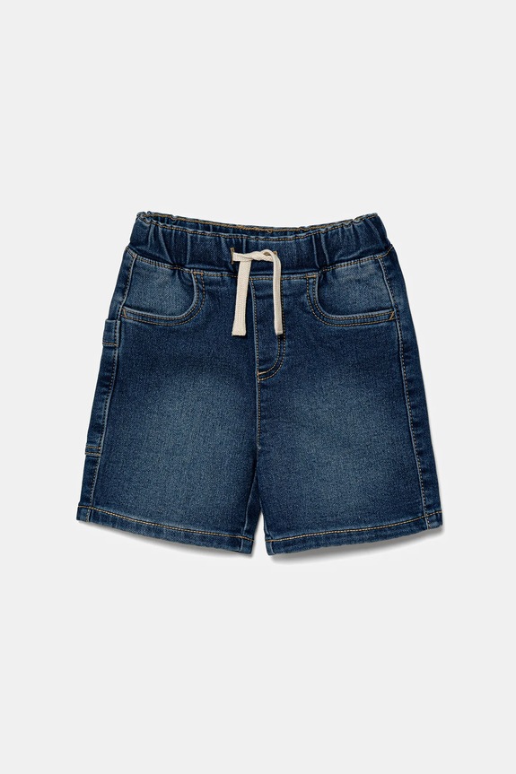 Detské džínsové šortky United Colors of Benetton rifľovina modrá 44LGG9032.P.Seasonal