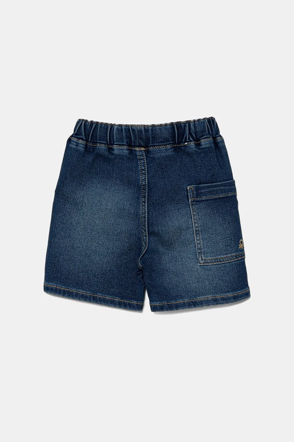 Detské džínsové šortky United Colors of Benetton 44LGG9032.P.Seasonal modrá SS25