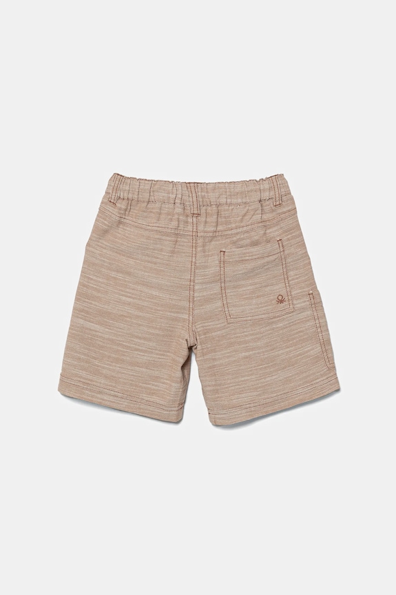 United Colors of Benetton pantaloni scurți din bumbac pentru copii 4ZZSC9044.G.Seasonal maro SS25