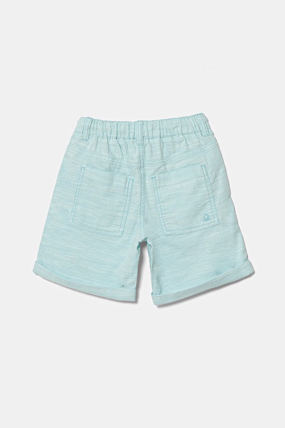 Detské bavlnené šortky United Colors of Benetton 4ZZSG902T.P.Seasonal modrá SS25