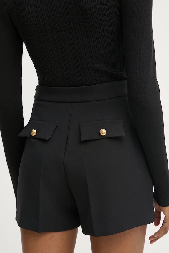Odzież Elisabetta Franchi szorty SH00751E2 czarny