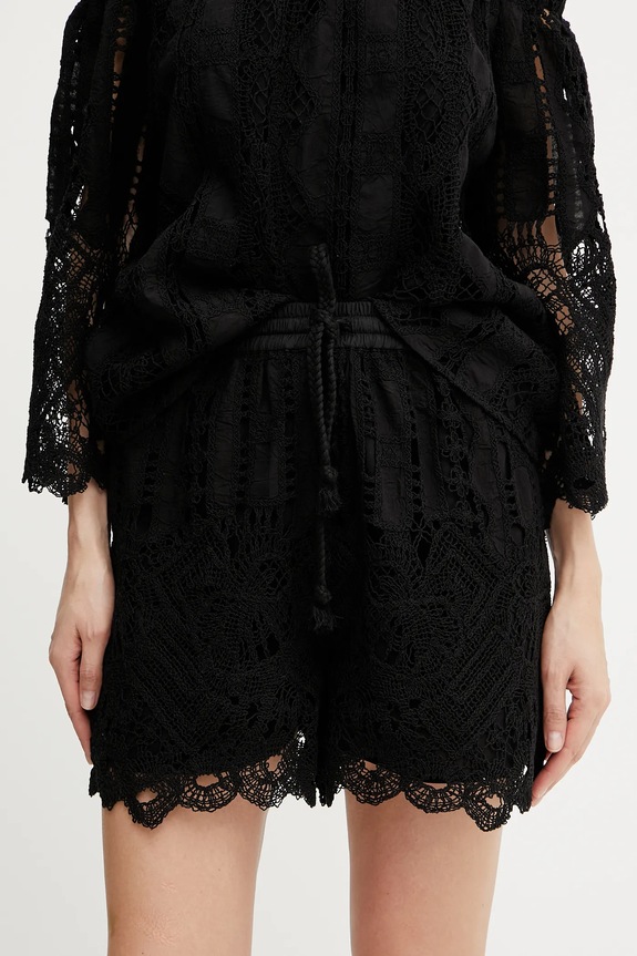 Шорты Pinko мелкий узор чёрный 104856.A2G9