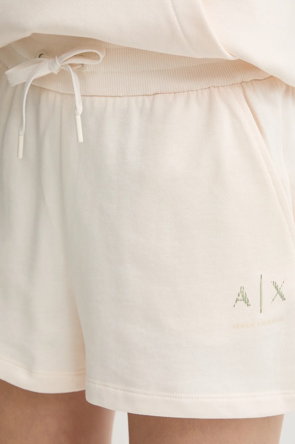 Pamučne kratke hlače Armani Exchange bež XW000498.AF12739