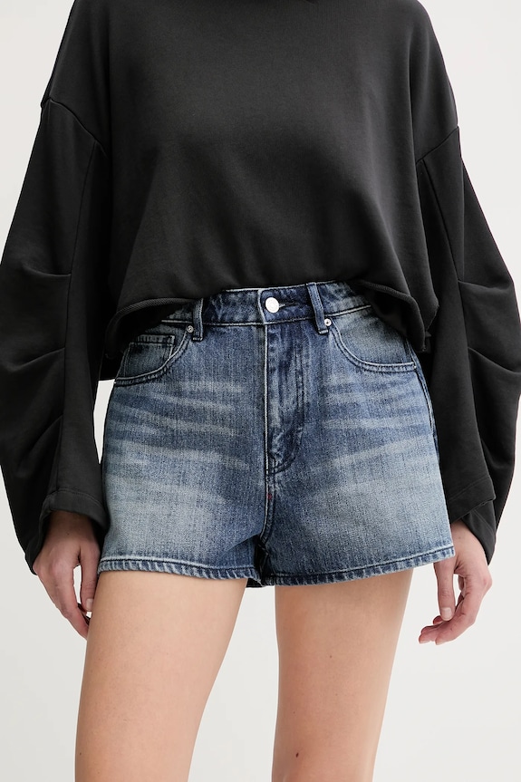 Armani Exchange farmer rövidnadrág sima kék XW000135.AF12845