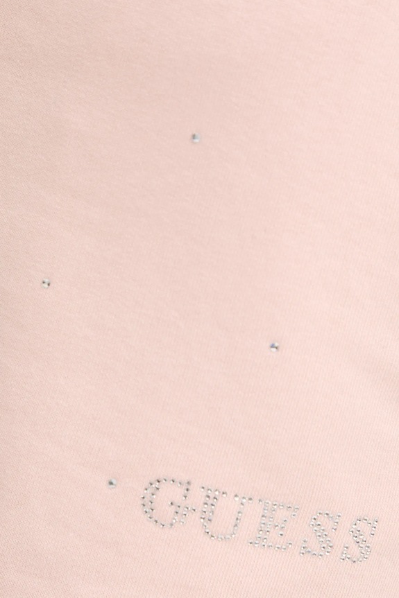 Guess pantaloni scurti RHINESTONES roz V5RD03.KCLJ0
