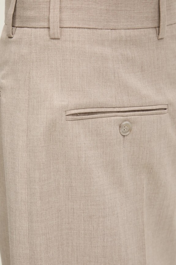 MM6 Maison Margiela shorts in lana beige S52MU0125