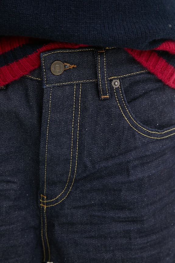 Diesel pantaloni scurti jeans DE-SIRE-SHORT SHORTS bleumarin A14051.0GRDV