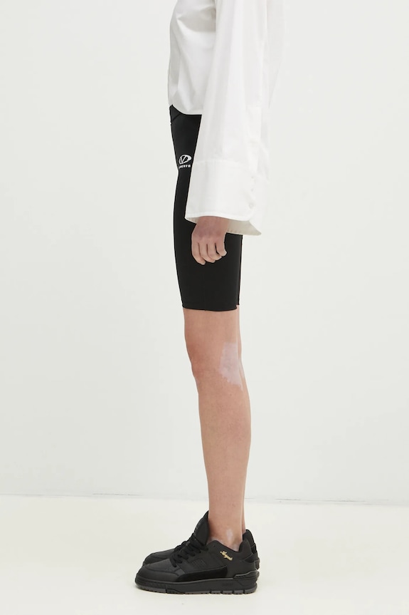 VETEMENTS pantaloni scurti Oval Logo WA66SS200B negru SS25