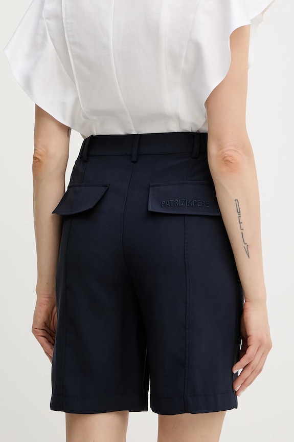 Ρούχα Σορτς Patrizia Pepe 2P1661.A573 σκούρο μπλε