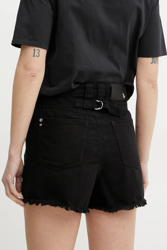 Abbigliamento Patrizia Pepe pantaloncini di jeans 2P1692.D107 nero