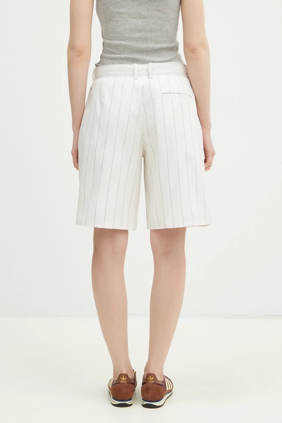 Ruházat adidas Originals rövidnadrág PINSTRIPE SHORT JC7684 bézs