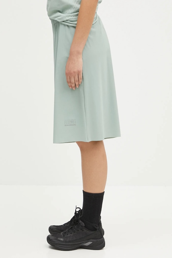 MM6 Maison Margiela pantaloncini S52MU0131.M35417 verde SS25
