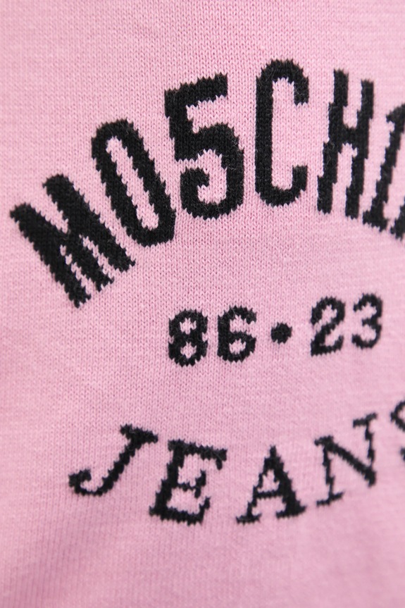 Moschino Jeans szorty bawełniane różowy 0380.3201
