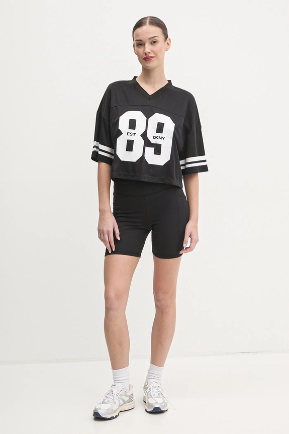 Dkny pantaloni scurti DP5S5088 negru AW25