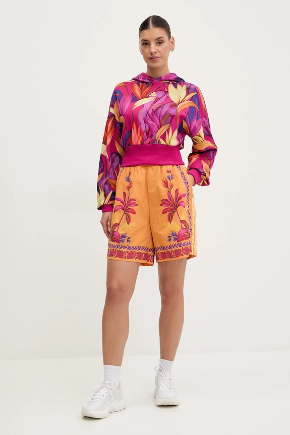 Kraťasy adidas x Farm Rio JD6289 oranžová SS25