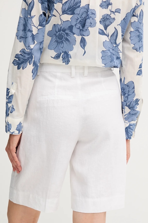 Abbigliamento OUI pantaloncini in lino 92922 bianco