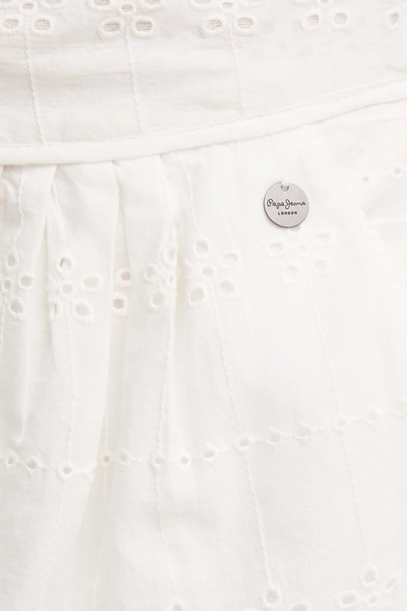 Bavlnené šortky Pepe Jeans DOUCE biela PL801158
