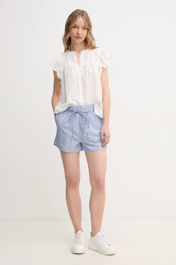 Bavlnené šortky Pepe Jeans DONOVAN PL801162 modrá SS25