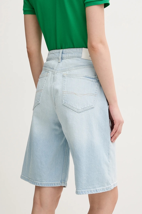 Ruházat Pepe Jeans farmer rövidnadrág BERMUDA SHORT UHW BREEZE PL801176 kék
