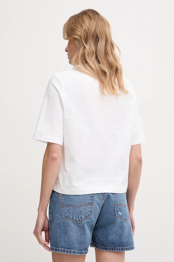 Ruházat Pepe Jeans pamut farmer rövidnadrág REGULAR SHORT HW MABLE PL801188IC6 kék