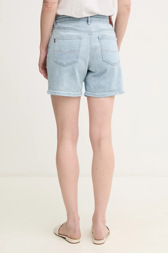 Oblečenie Rifľové krátke nohavice Pepe Jeans FITTED SHORT HW MARY PL801191PG7 modrá