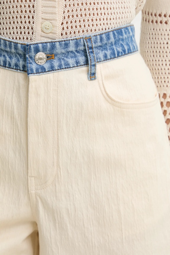 Kraťasy Moschino Jeans béžová 0345.3717