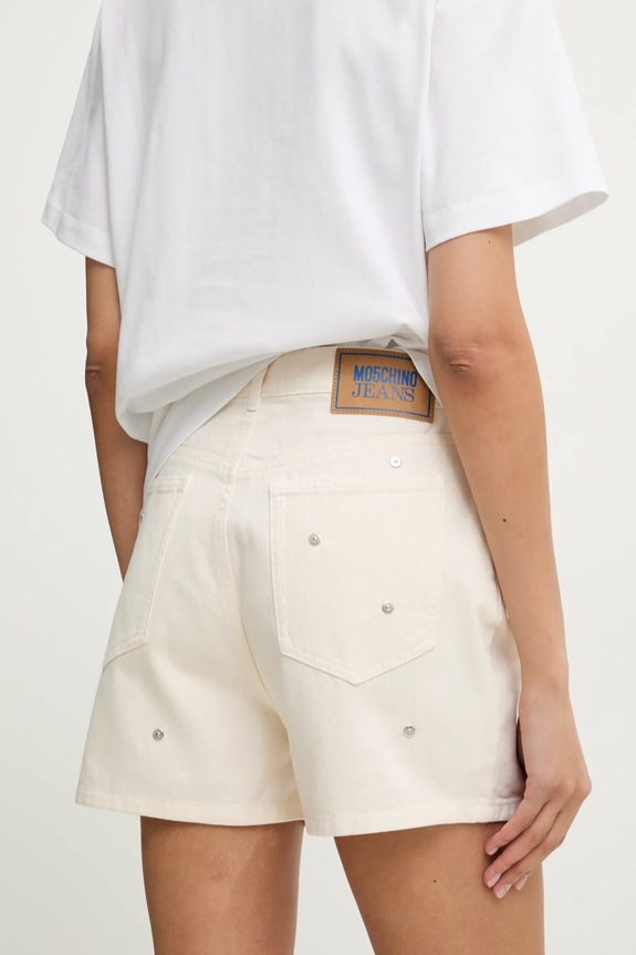 Oblečenie Rifľové krátke nohavice Moschino Jeans 0347.3718 béžová