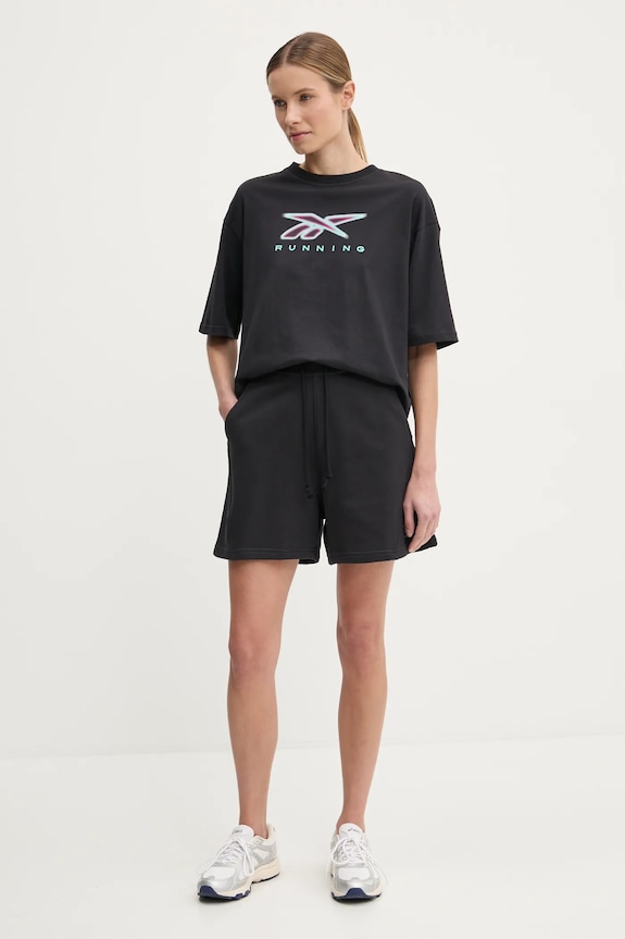 Reebok Classic szorty bawełniane 100214095 czarny SS25
