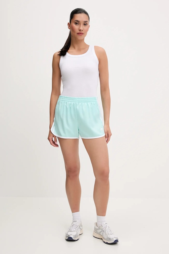 Kratke hlače adidas Originals 3-Stripes JD3123 tirkizna SS25