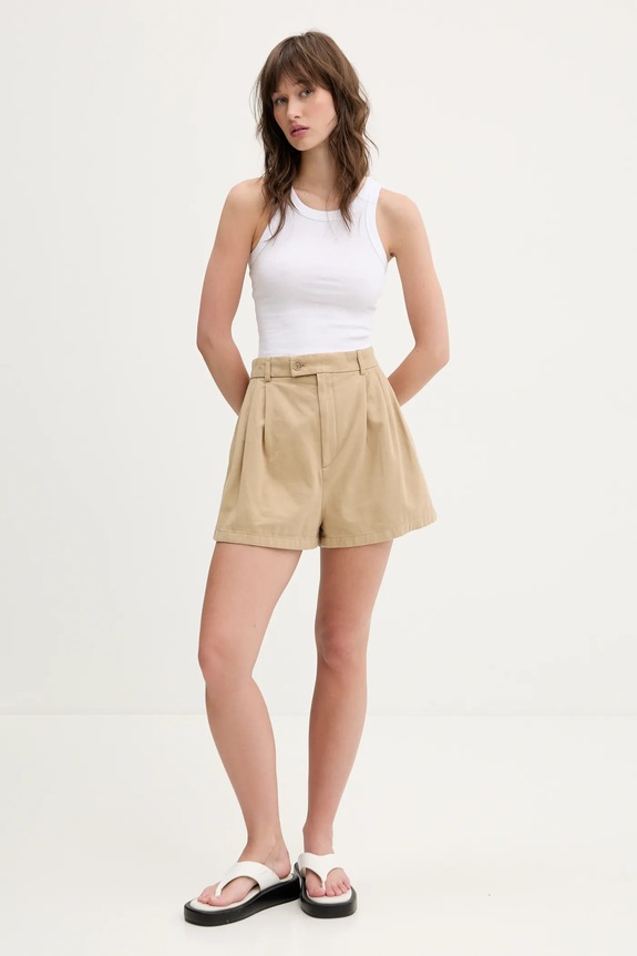 Filippa K szorty bawełniane 31368.FK beżowy SS25