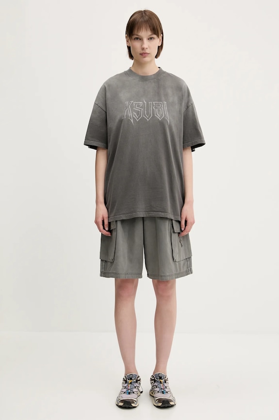 adidas Originals pantaloncini di jeans Cargo Jorts JD0139 grigio