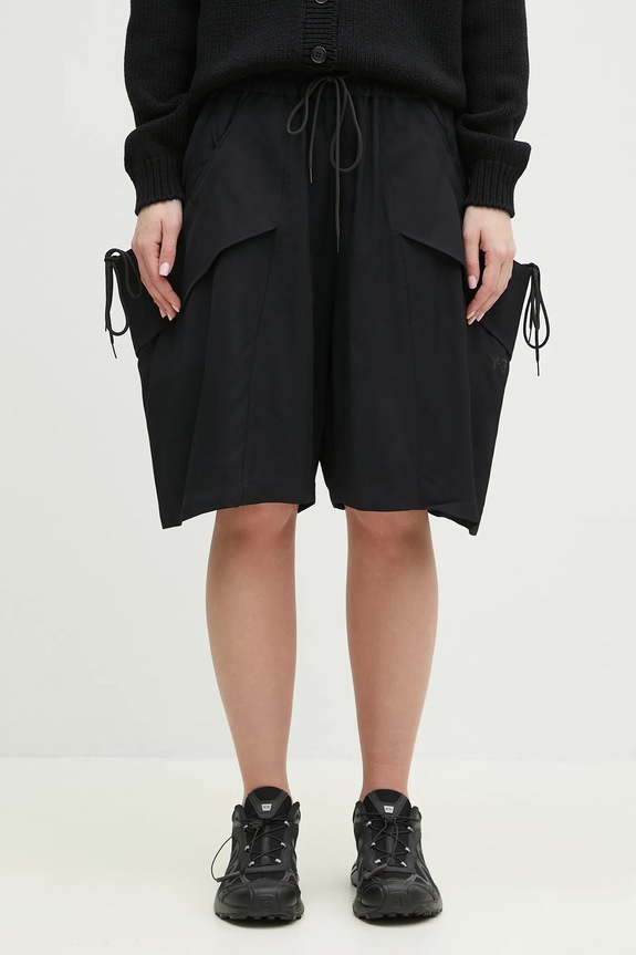Y-3 szorty Rayon Twill Shorts pozostałe czarny JD1764