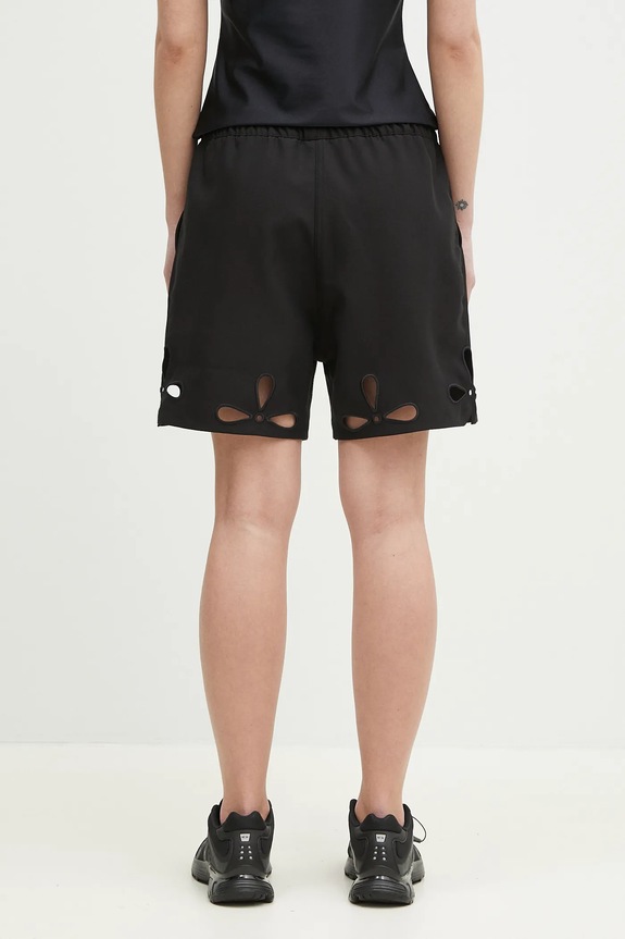 Clothing Coperni shorts Petal Embroidered Cut-Out COPP116F3004 black