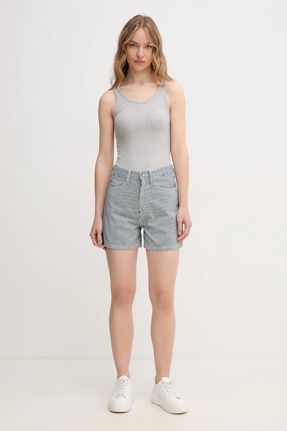 Bavlnené šortky Tommy Hilfiger WW0WW45925 tmavomodrá SS25