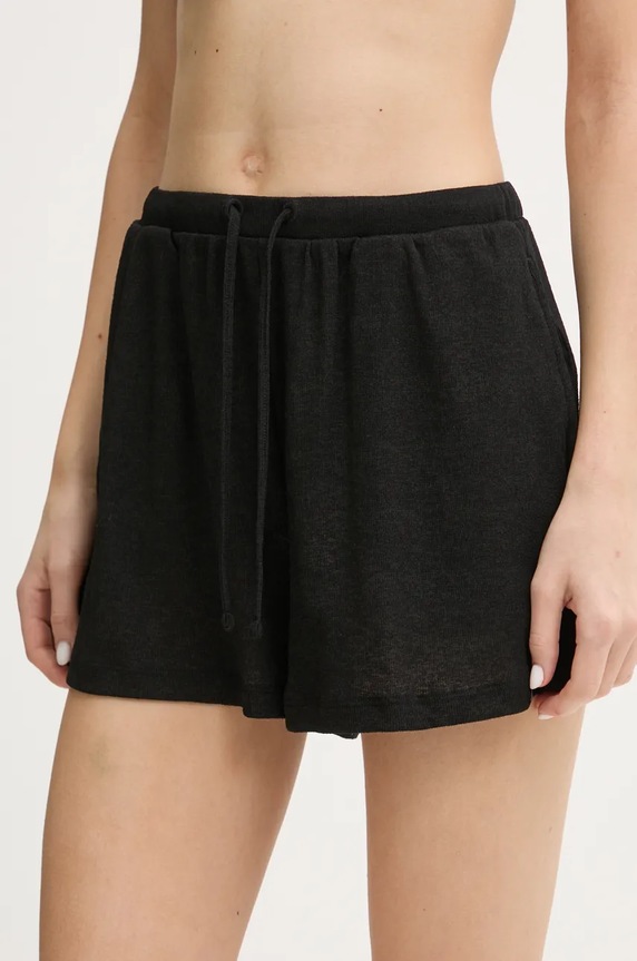 Šortky Calvin Klein s elastanom čierna KW0KW02820