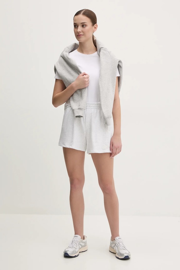Dkny pantaloni scurți din bumbac DP5S5252 gri SS25