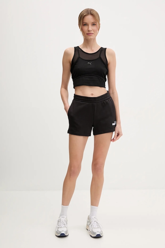 Puma pantaloni scurti 682438 negru SS25