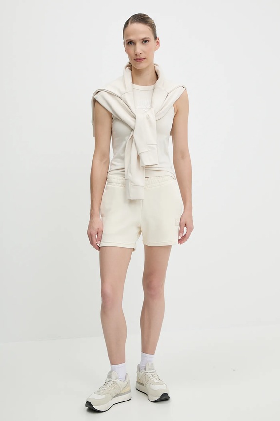 Βαμβακερό σορτσάκι Puma 685020. μπεζ SS25