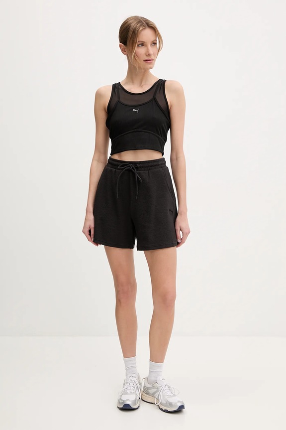Puma pantaloni scurti 685062 negru SS25