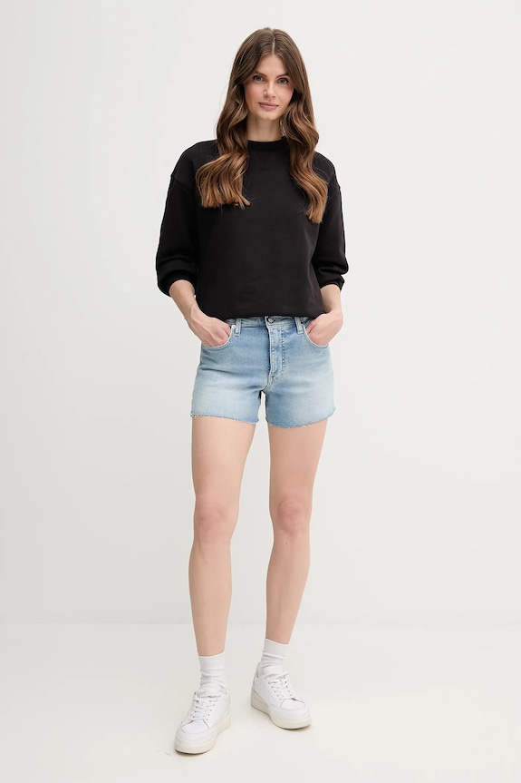 Calvin Klein Jeans pantaloni scurți jeans J20J225158 albastru SS25