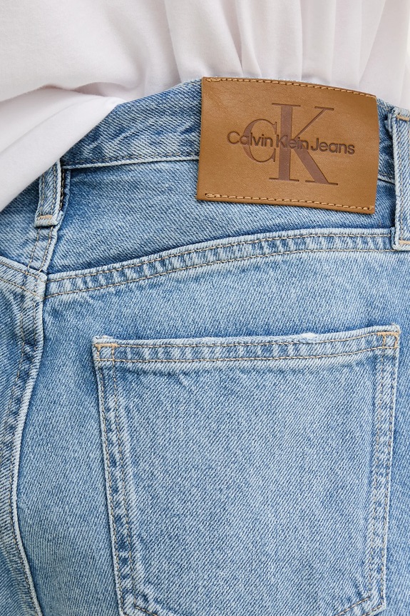 Kratke hlače Calvin Klein Jeans modra J20J225159