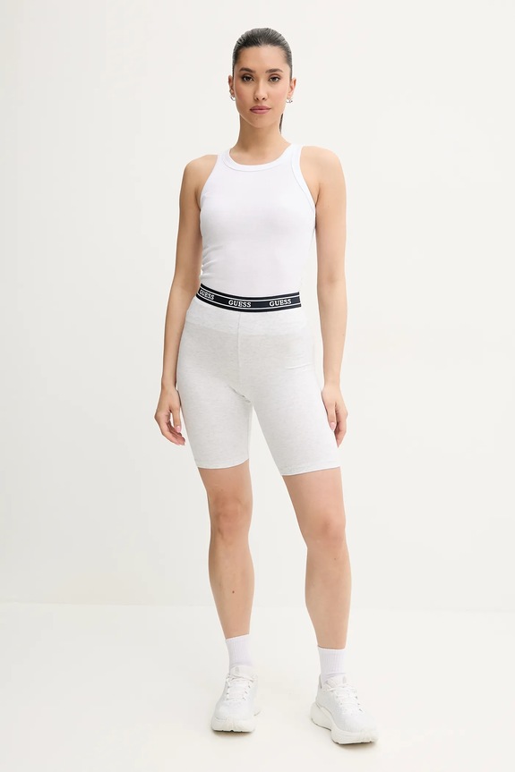 Guess pantaloni scurti ALINE V5GD18.KCSA2 gri SS25