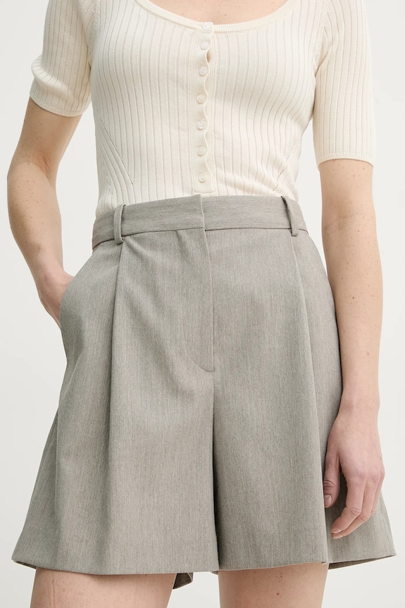 By Malene Birger pantaloni scurti POVILLE panza bej 103011