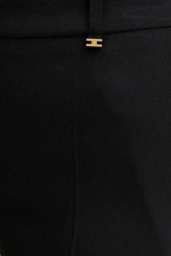 Elisabetta Franchi pantaloni scurți din lână SH00352E2 negru