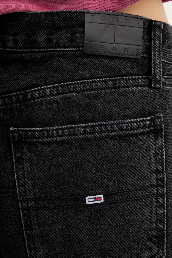 Τζιν σορτς Tommy Jeans μαύρο DW0DW20097