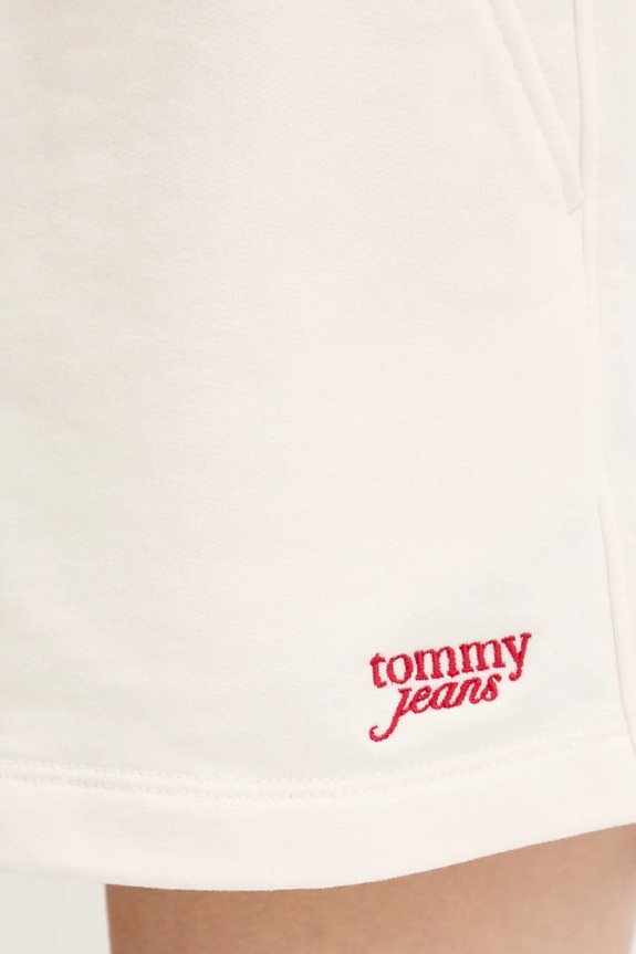 Tommy Jeans pantaloncini in cotone beige DW0DW20353