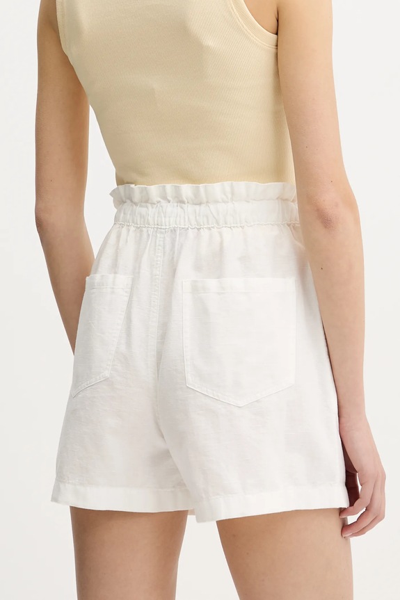 Odjeća Kratke hlače s dodatkom lana Tommy Jeans DW0DW20360 bijela