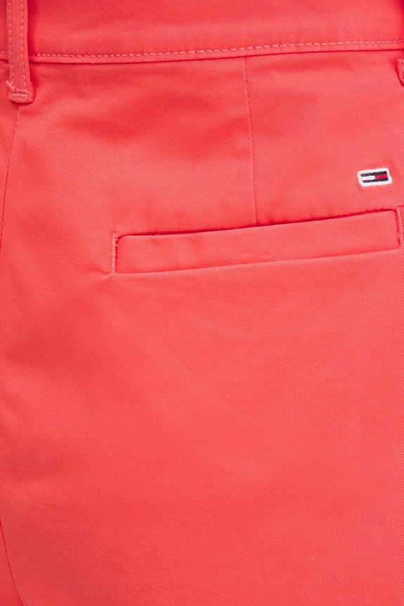 Tommy Jeans szorty czerwony DW0DW21643